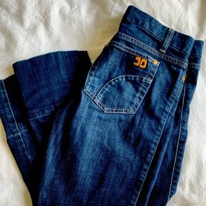 Joe’s socialite blue denim cropped jeans so 25